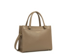 Lancaster Foulonné Double Sac Porté Main 470-63 Taupe In Or