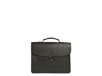 Longchamp Veau Foulonné Porte-Document Cuir Noir/Nickele
