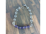 Bracelet-chaîne améthyste