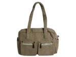 Farfouillette Sac Shopping En Velours Taupe