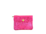 Farfouillette Porte-monnaie compact Cuir PM Fuchsia