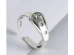 Bague ceinture en argent
