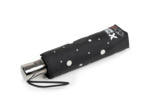 Isotoner Alpha X-Tra Parapluie Pliant Pois Noir/Jaune