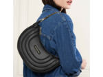 Lancaster Soft Matelassé Sac Hobo 530-51 Noir