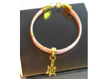 Bracelet liberty doré/rose/tortue