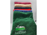 Serviette de golf coton brodé Castres-Gourjade