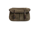 Bleu de Chauffe Sac Musette S Cuir Velours Musk