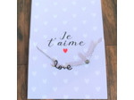 Bracelet "Love" en acier inoxydable