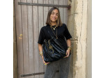Sac Mia&Joy Porté épaule bordeaux et noir