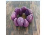 Bracelet Kim mauve en ivoire végétal