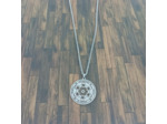Collier metatron plein en acier inox