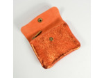 Farfouillette Porte-monnaie compact Cuir PM Orange