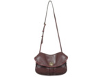 Bleu de Chauffe Sac Musette S Janice Cuir Lisse Tourbe