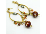 Boucles d'oreilles pampilles Soryne