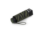 Isotoner Parapluie compact Mini Slim Manuel Zèbre Kaki