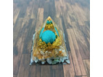 Pyramide orgonite n°23   5x5cm