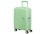 American Tourister Sound Box Spinner 55 cm Valise Cabine Trolley 4 Roues Vert Pastel