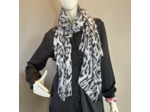 Farfouillette Léo Elégance Foulard Aux Motifs Léopards Gris Doré