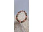 Bracelet rhodonite et unakite OLPA1170