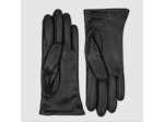 Lancaster Gants Femme En Cuir Et Cachemire Taille 8 Noir