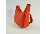 Ateliers Fourès Baroudeuse Sac Arrondi Zippé Danaé B301 Orange Confite