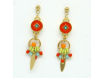 Boucles d'oreilles Citrus Coral