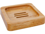 Croll & Denecke Porte-savon décoratif carré en bambou 105 g