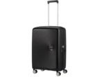 American Tourister Sound Box Spinner 67 cm Valise Trolley 4 Roues Black Bass