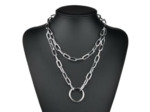 Chaîne grosse maille double cercle