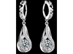 Parure 2 pcs en argent zircon transparent