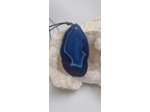 pendentif tranche agate avec cordon olpa1604
