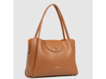 Lancaster Ida Double Sac Cabas Porté Epaule 470-85 Camel-In-Orange