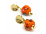 Boucles d'oreilles Murano PAPAYA