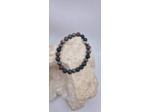 Bracelet hematite jaspe sanguine OLPA1939