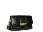 Lancaster Croco Ily Petit Sac Trotteur Cuir Croco 531-015 Noir