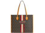 Guess Silvana Sac Cabas Logo G cube Black Cognac
