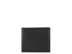 Le Tanneur Martin Petit Portefeuille A Rabat 2 Volets Cuir Lisse Noir