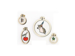 Kit mini anneau de broderie - Licorne - rond, Rico Design