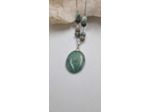 Collier chrysocolle malachite jaspe olpa1926