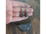 Parure 2pcs tout en Hématite