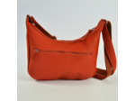 Ateliers Fourès Baroudeuse Sac Arrondi Zippé Danaé B301 Orange Confite