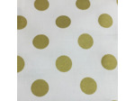 Tissu à pois or - Rico Design
