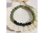 Agate noire, agate verte
