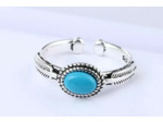 Bague turquoise en argent
