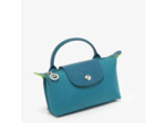 Longchamp le Pliage Green Trousse Cosmétique Avec Poignée Paon