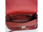 Longchamp Mademoiselle Longchamp Sac Bandoulière En Cuir Grenat