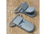 Pince bretelle plastique bleu ciel sucette, bretelle