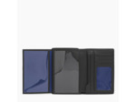Le Tanneur Charles Portefeuille Moyen 2 Volets Cuir Grainé Noir Le Bleu