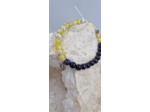 Bracelet agate et jade jaune OLPA1953