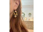 Boucles d'oreilles Citrus Coral